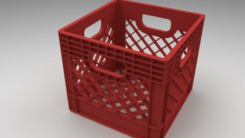 Milk Crate - 3D Model