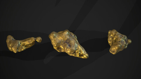 Goldnuggets 3D model