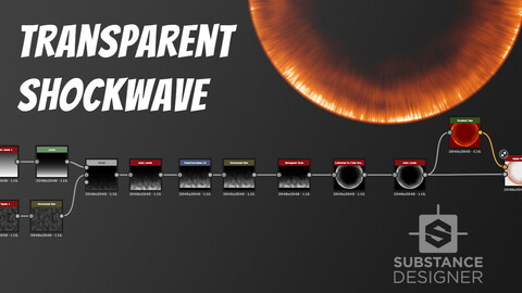 Transparent Shockwave in Substance Designer