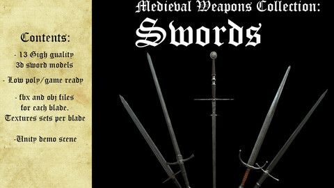 Medieval Weapons Collection - Swords