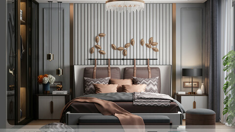 Interior - Modern Style Bedroom - 622