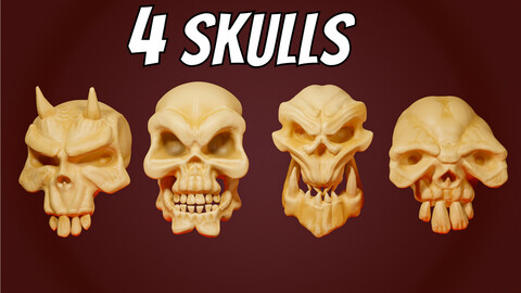 Stylized Skulls Collection