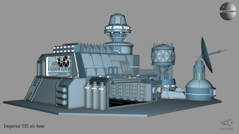 Imperial TIE hangar base