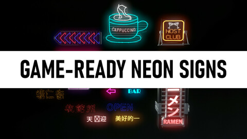 Game Reay Neon Signs