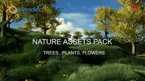 Nature Assets Pack - Trees, Plants and Flowers