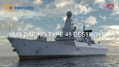 HMS Daring Type 45 Class Air Defence Destroyer