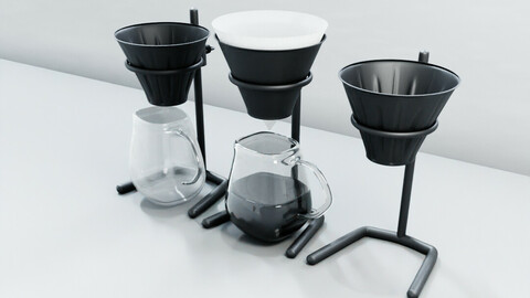 Glass Cup and Drainer