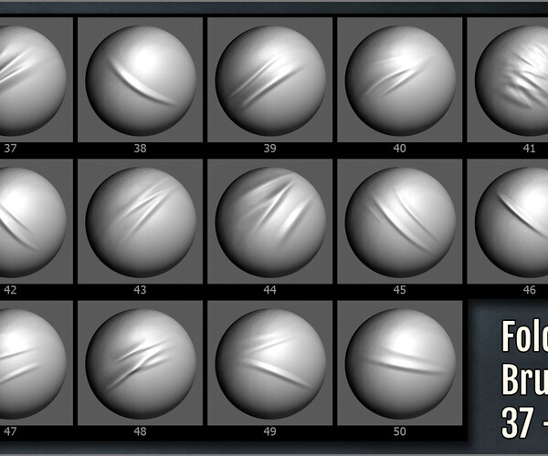 ArtStation - Male Sweater Maker: VDM Fold Brushes, Basemeshes, Alphas ...