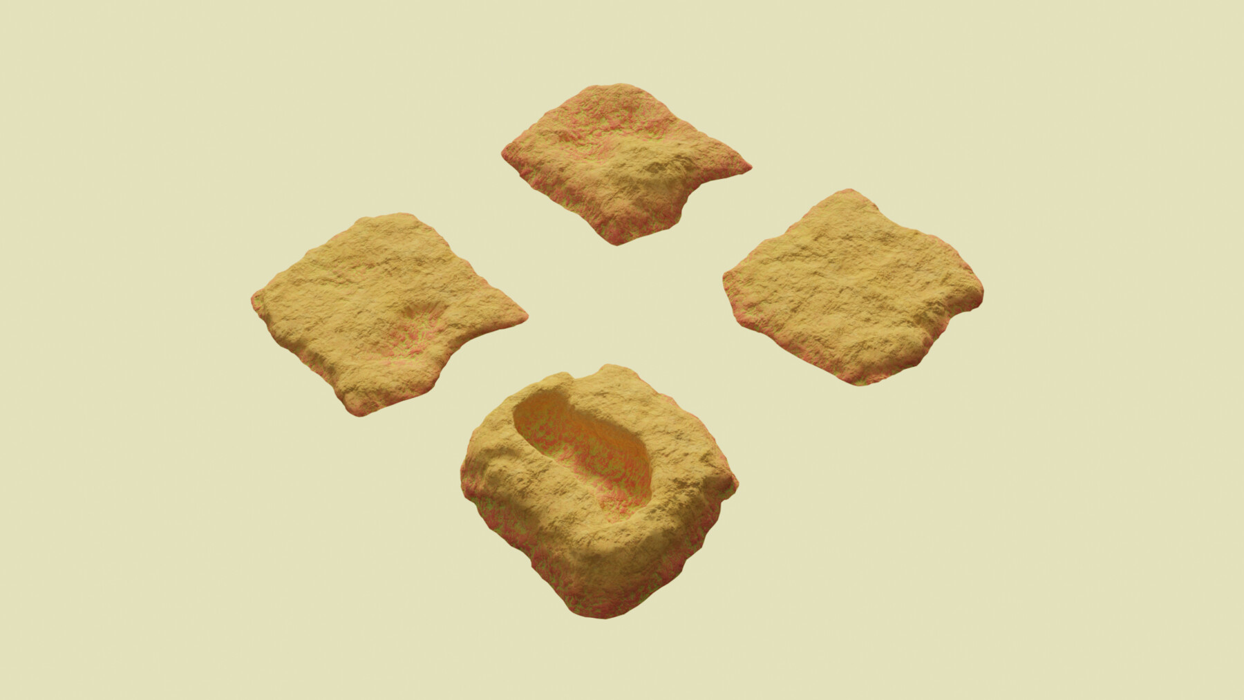 ArtStation - Environmental Funky Rocks Vol.5 - Game Ready and PBR ...