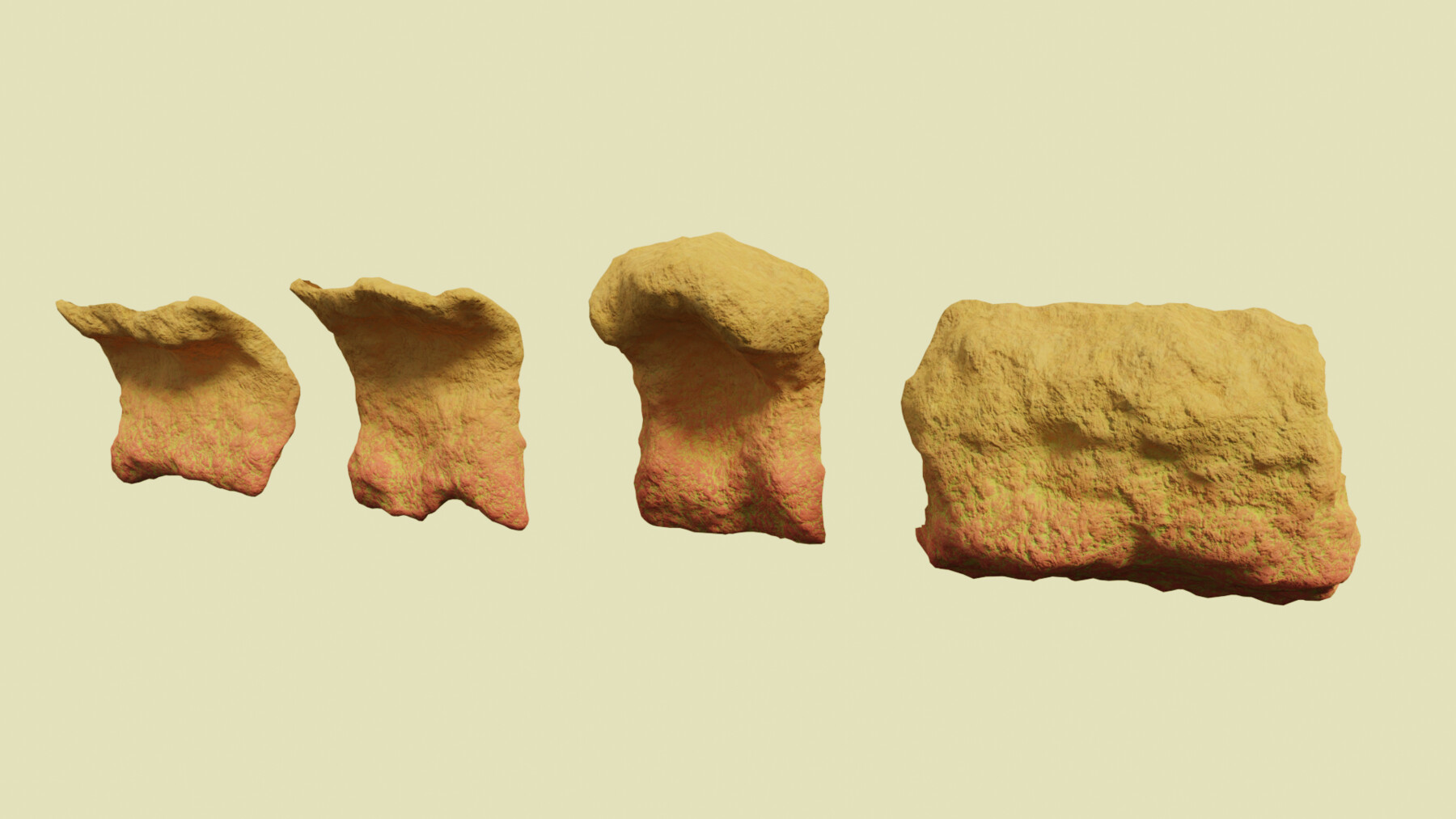 ArtStation - Environmental Funky Rocks Vol.5 - Game Ready and PBR ...