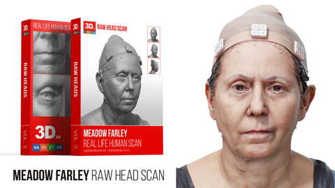 Meadow Farley Raw 3D Head Scan