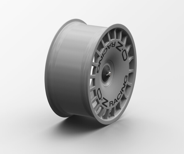 ArtStation - OZ Racing Magnesium Wheel DTM 190E 3D Model | Game Assets