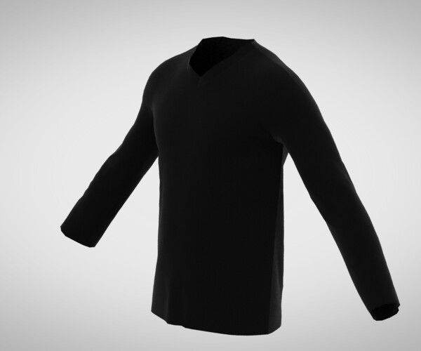 ArtStation - Black Longsleeve | Resources