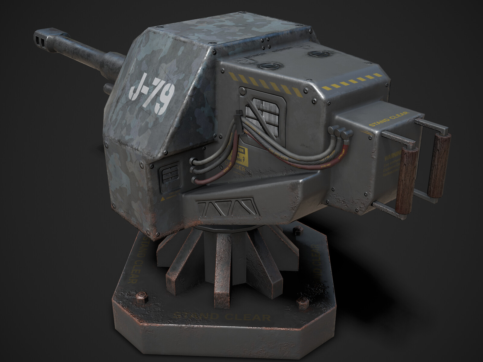 ArtStation - Turret Sentry Game Asset | Game Assets