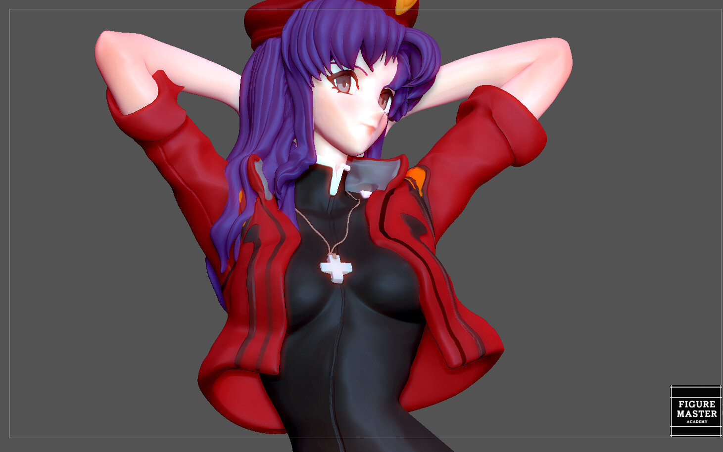 ArtStation - MISATO KATSURAGI UNIFORM EVANGELION ANIME SEXY GIRL CHARACTER  3D PRINT MODEL | Resources