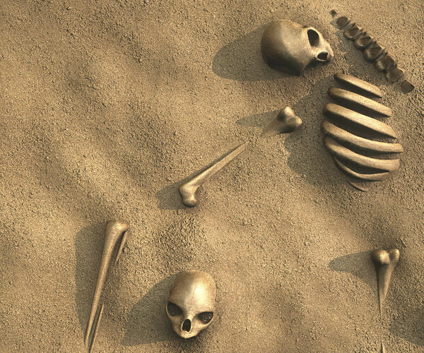 ArtStation - Skulls & Bones Textures | Game Assets