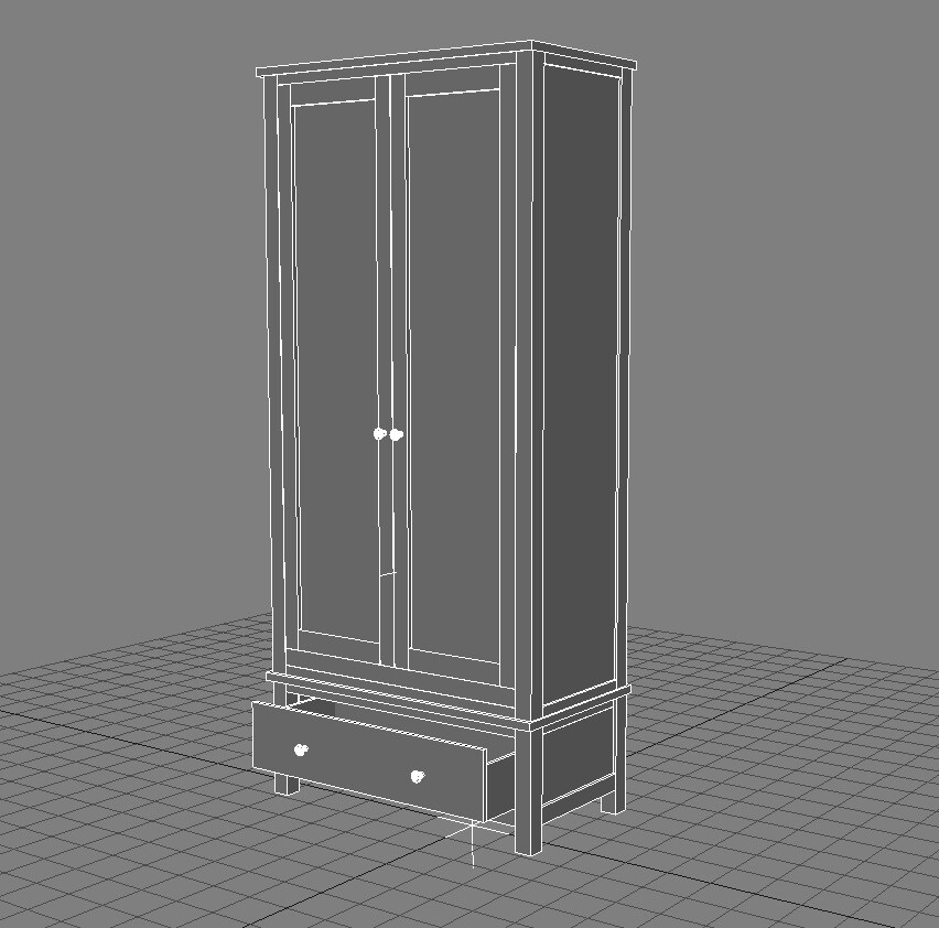 ArtStation Wardrobe Game Assets