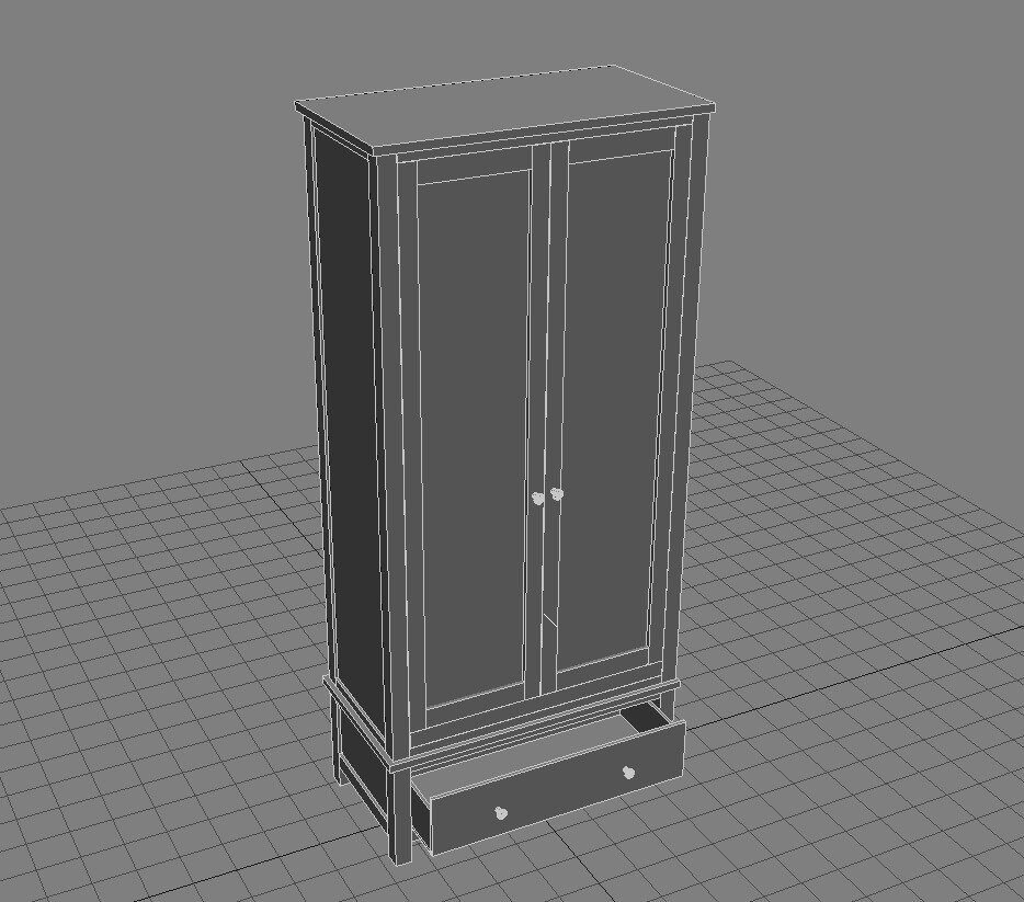 ArtStation Wardrobe Game Assets