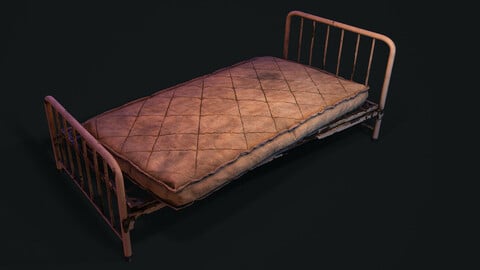 Old Bed - PBR Model