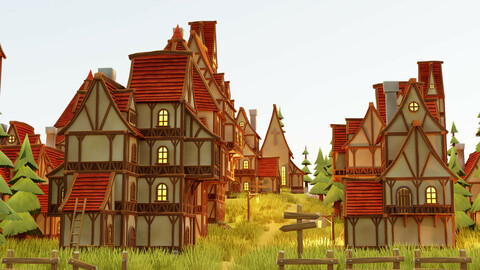 Medieval town Pack