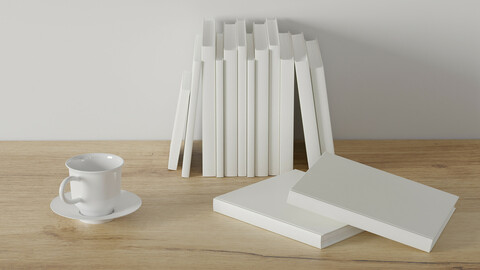 minimal workspace. wall concept template.