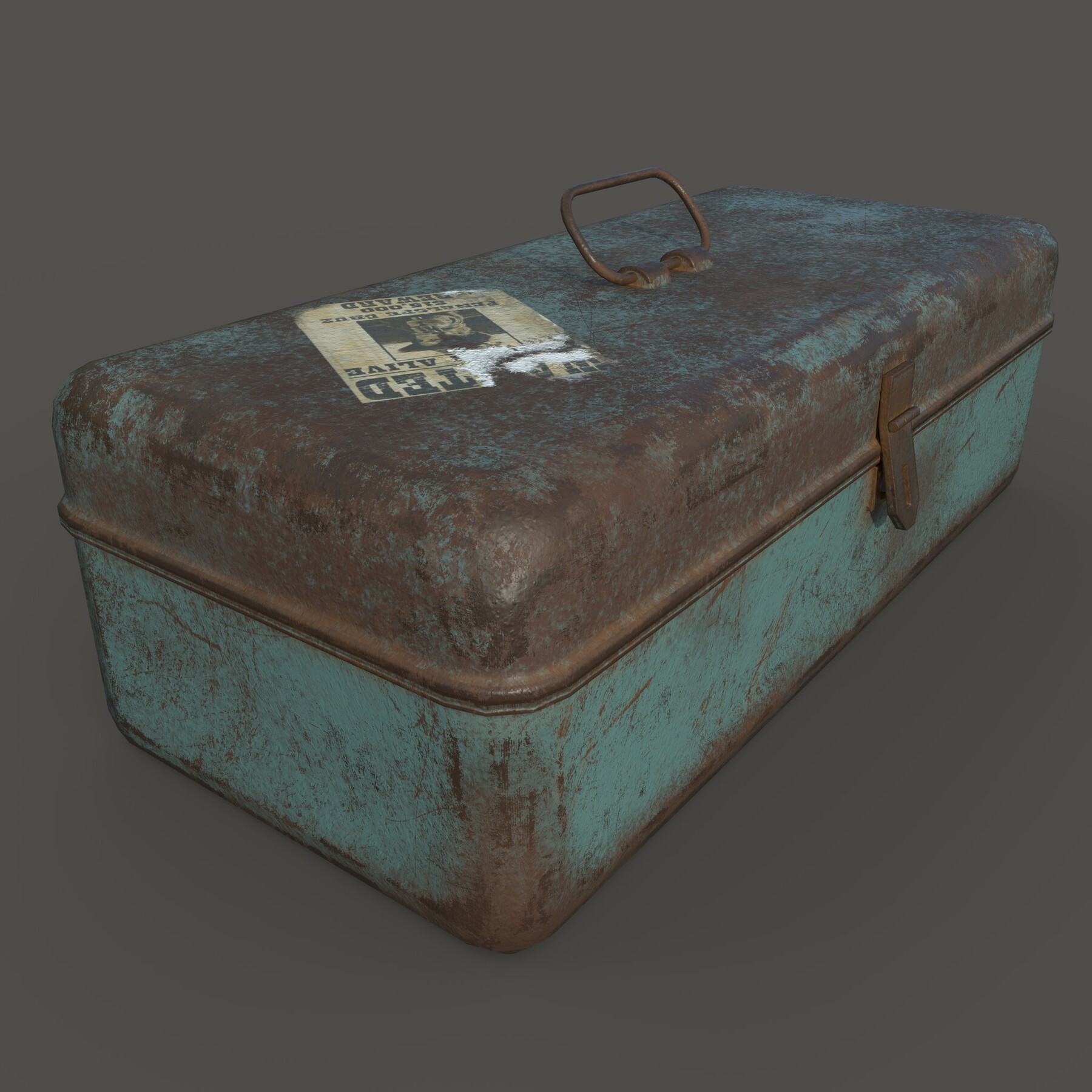 ArtStation Metal Tool Box Game Ready Game Assets