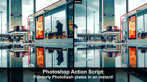 Painterly Photobash Action