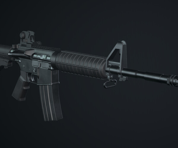 ArtStation - M4A1 Stock Modular | Resources