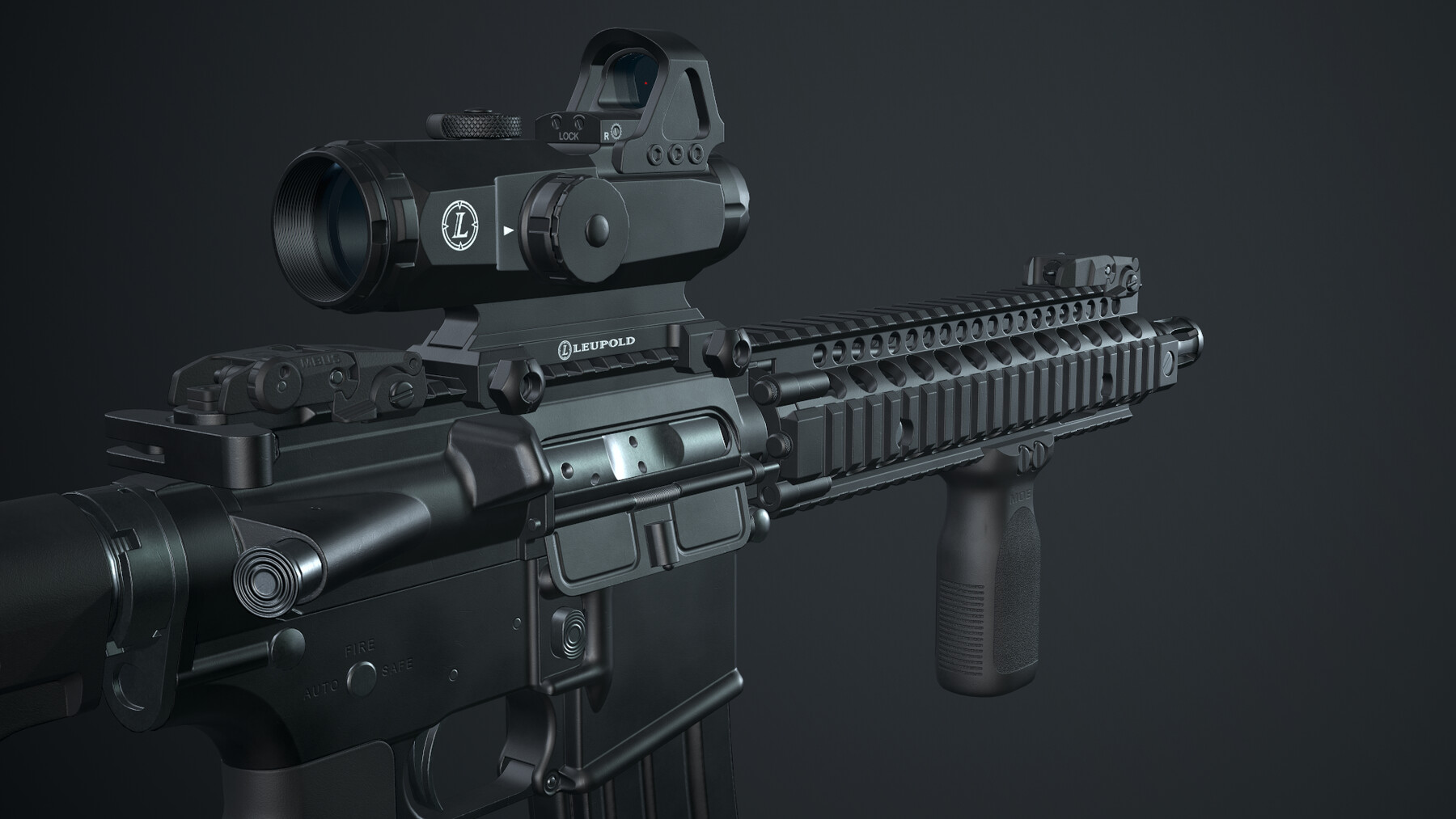 ArtStation - M4A1 Custom-01 Modular | Game Assets