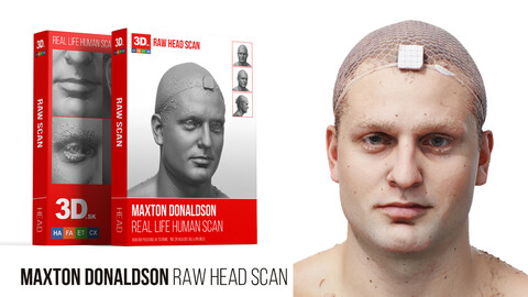 Maxton Donaldson Raw 3D Head Scan