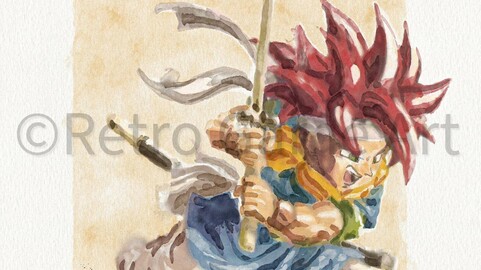 Crono watercolor Digital Download