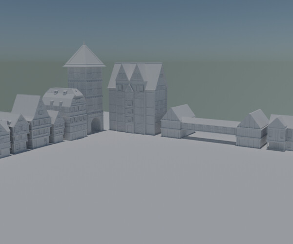 ArtStation - Village Building Asset Pack 1 | Game Assets