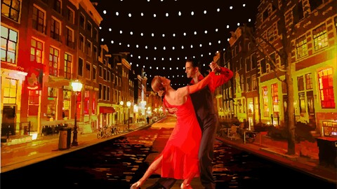 Dancing under the night