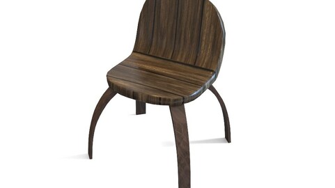 Funky Wooden Chair