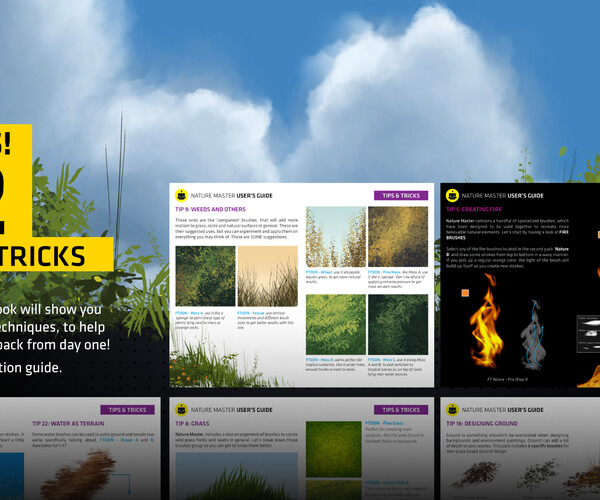 ArtStation Nature Master for Procreate Brushes