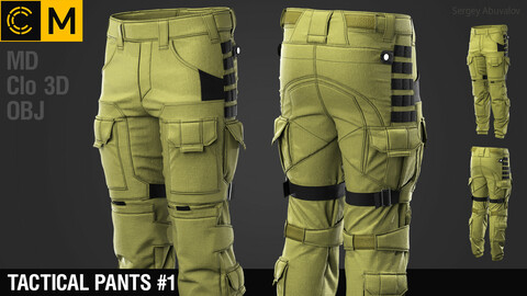 ArtStation - Military tactical pants / Uniform / Soldier / Marvelous ...