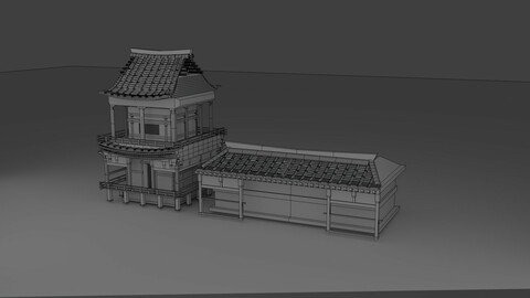 Edo Japan_ Modullar Assets Untextured