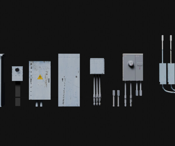 ArtStation - electrical box | Resources