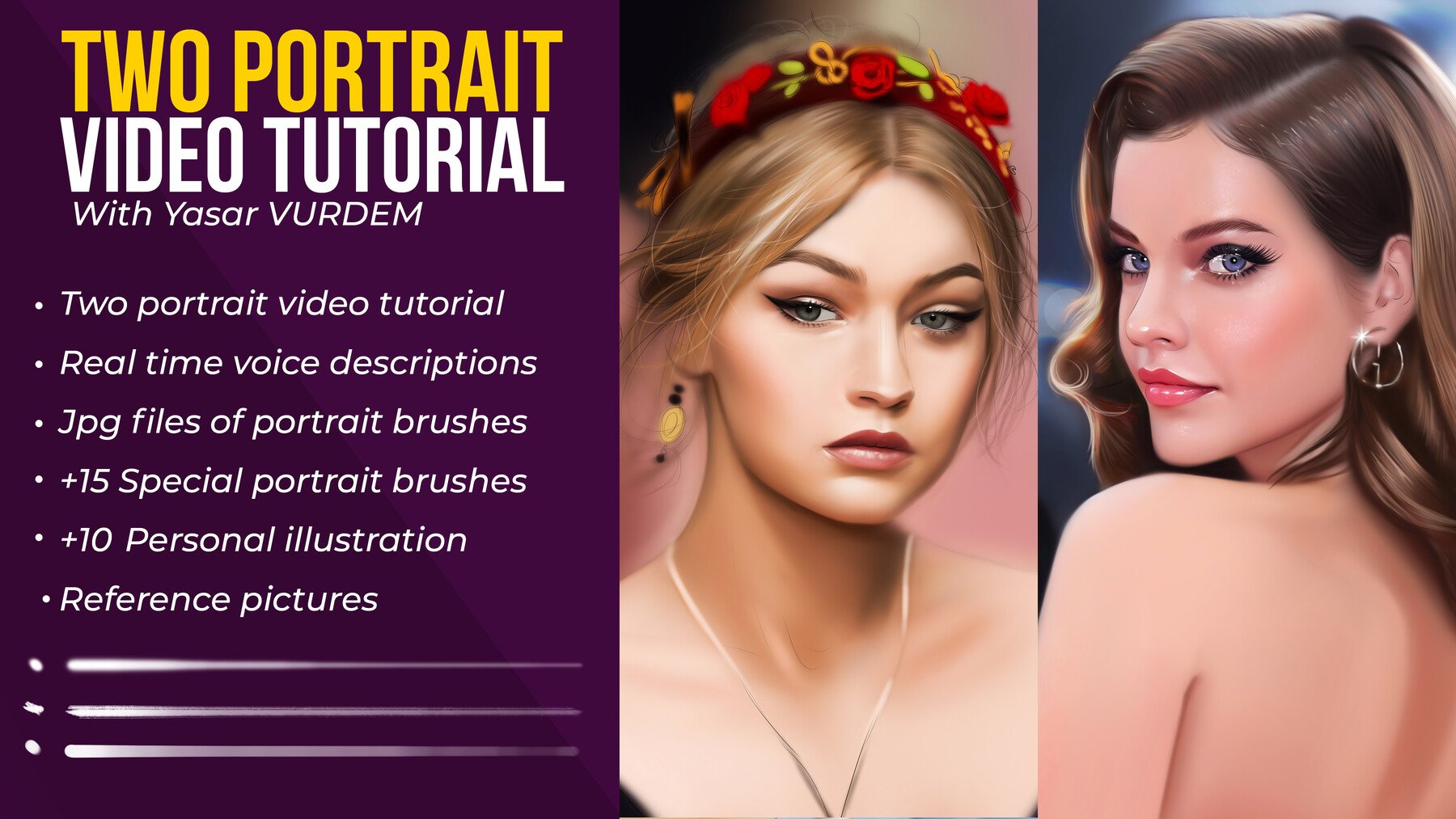 ArtStation - Two - Portrait video tutorial bundle | Tutorials