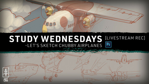 MAR-03 LiveStream: Let´s Study Chubby Airplanes - with art.uro