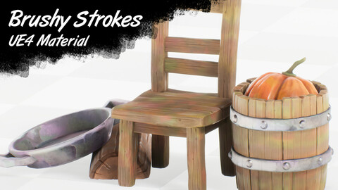 Brushy Strokes: UE4 Master Material Setup