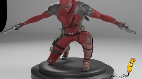 DEADPOOL cool 3D print model