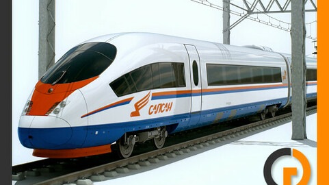 High Speed Train Sapsan Siemens Velaro