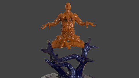 Dhalsim Yoga Power Sculpture