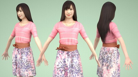 Animated 3D-people 078_Yui