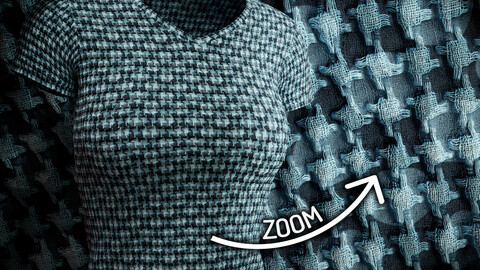 PBR - FABRIC, PULLOVER, SWEATSHIRT, SWEATER, FURNITURE, COVER OR CARPET PACK (5 COLORS AND STYLES) - 4K MATERIALS