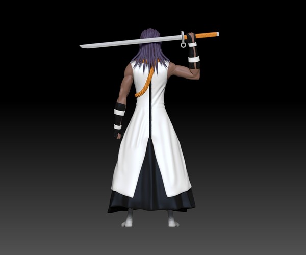 ArtStation - Kaname Tosen - Bleach 3D Print Model | Resources