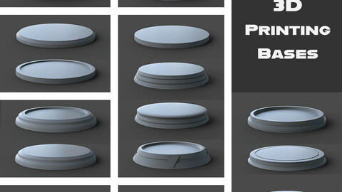 24 FREE 3D Printing Bases