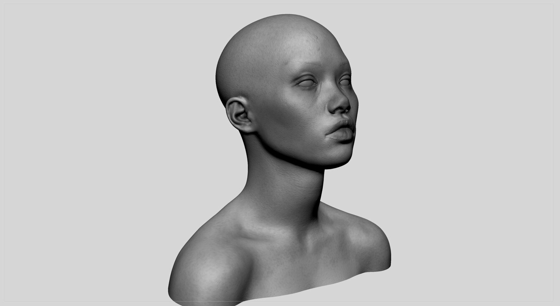 ArtStation - Asian Female Head 02 | Resources