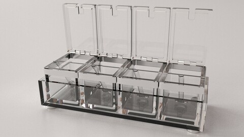 Acryclic Spice Container